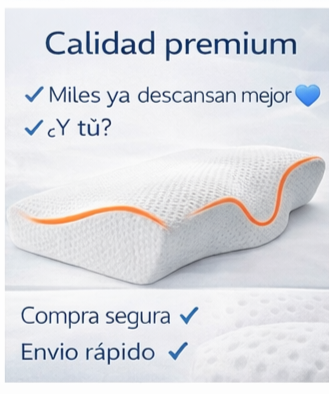 Almohada cervical viscoelástica Cuello