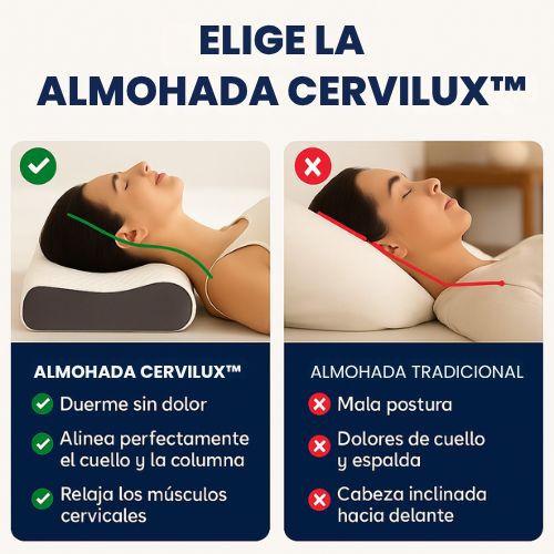 Almohada cervical viscoelástica Cuello