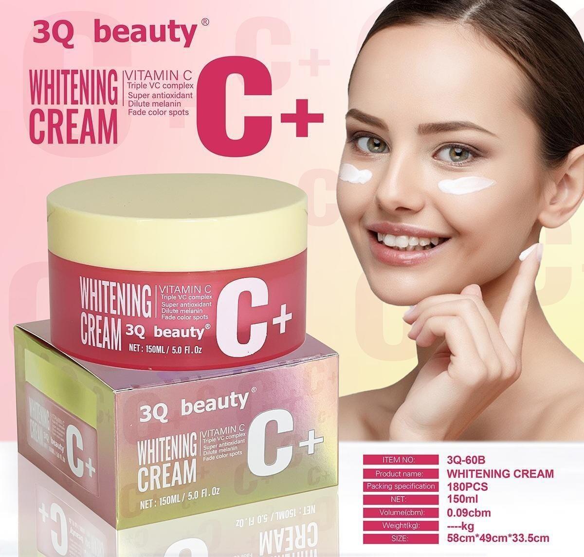 Crema Blanqueadora con Vitamina C 3Q Beauty 150ml – Ilumina, Unifica y Revitaliza la Piel con Poder Antioxidante