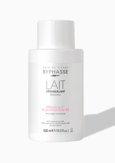 Leche Desmaquillante Limpiador Cara y Ojos BYPHASSE – 500ml