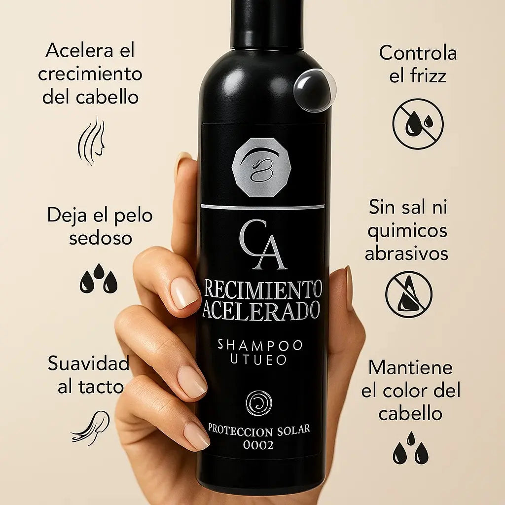 🍃 CHAMPÚ Crecimiento Acelerado – Fuerza y Volumen desde la Raíz